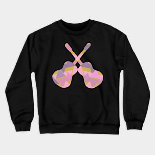 Colorful guitar couple Crewneck Sweatshirt